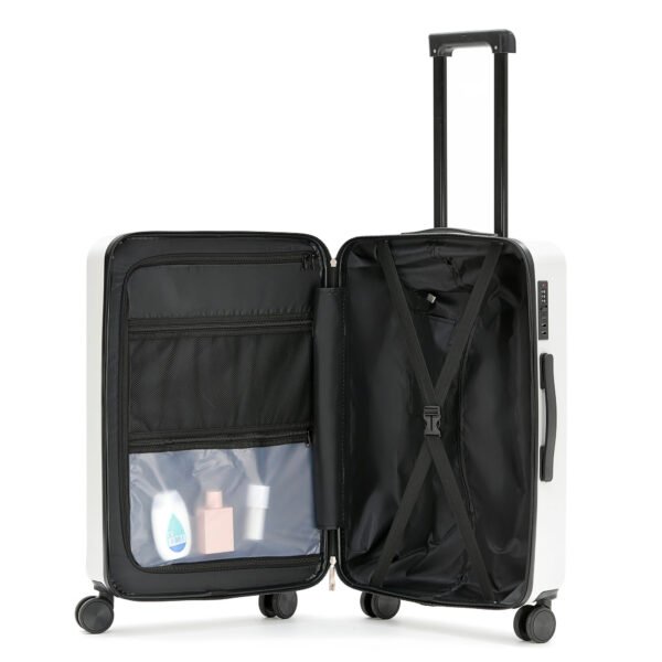 Lightweight Front Open Luggage with USB Charging Port, TSA Lock - Image 6