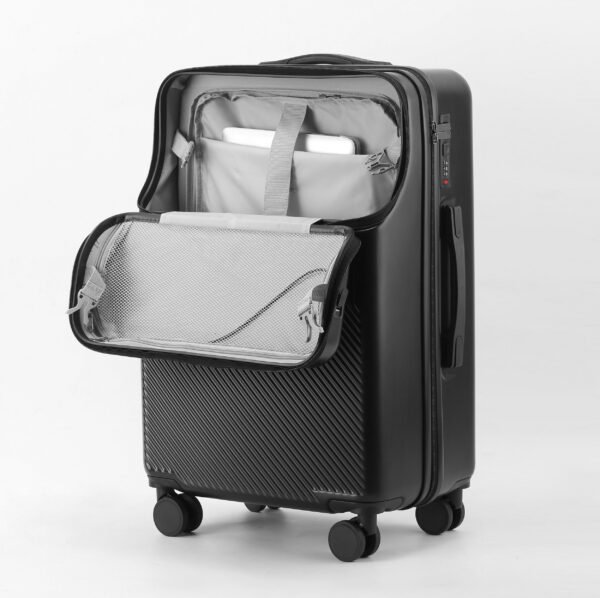 Luggage with Front Opening Compartment|USB Charging Port - Image 2