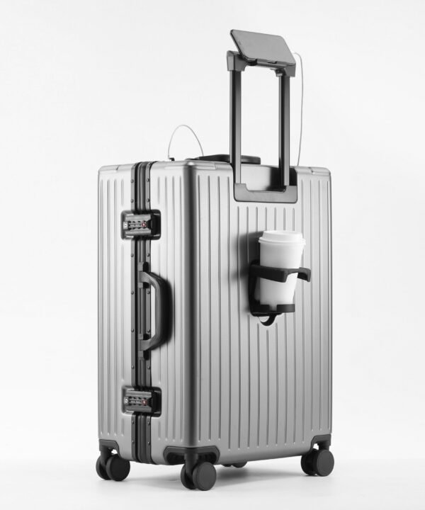 Front Opening Luggage,Aluminum Alloy Frame PC Hard Shell - Image 3