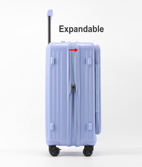 Luggage with Expandable Section|YKK Zipper - Image 4