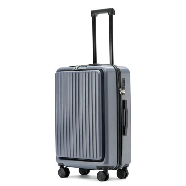 Lightweight Front Open Luggage with USB Charging Port, TSA Lock - Image 3