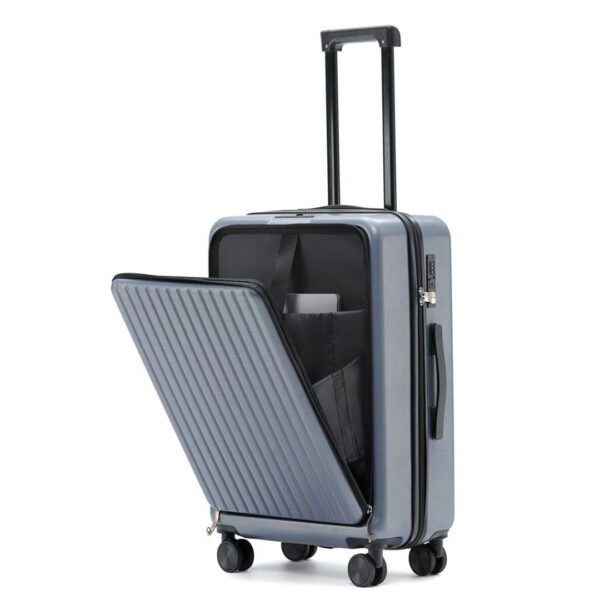 Lightweight Front Open Luggage with USB Charging Port, TSA Lock - Image 4