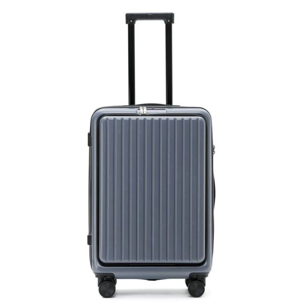 Lightweight Front Open Luggage with USB Charging Port, TSA Lock - Image 2